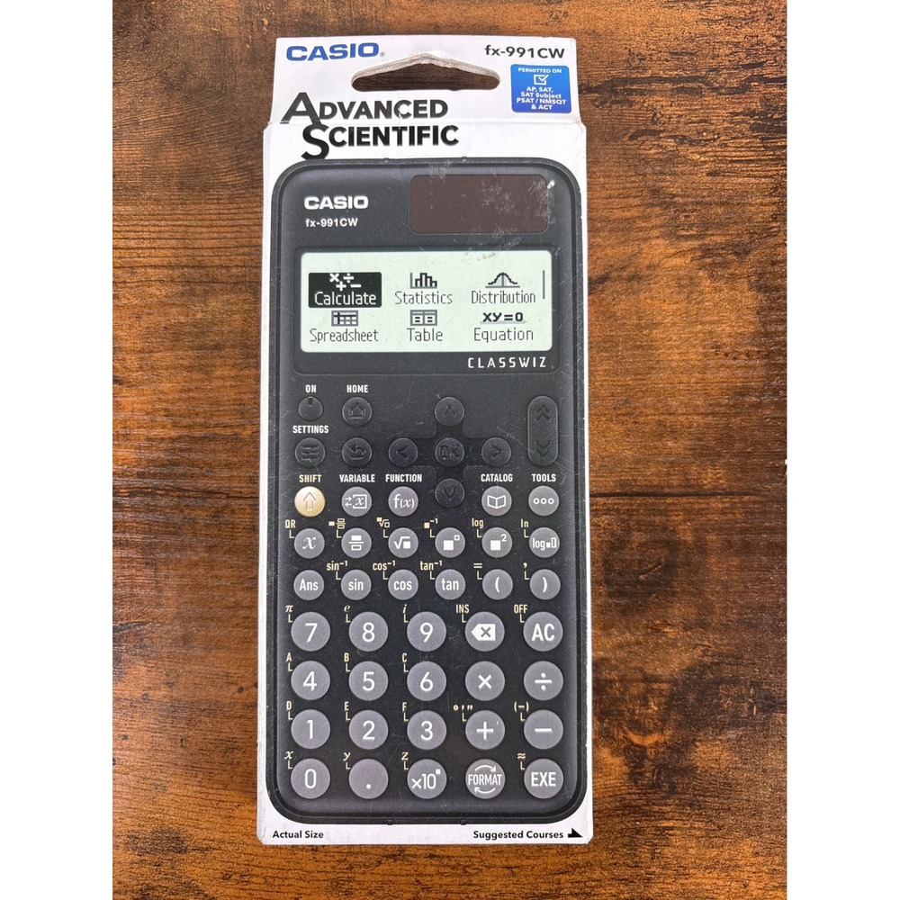 Casio fx-991CW ClassWiz Advanced Scientific Calculator Black New NIB